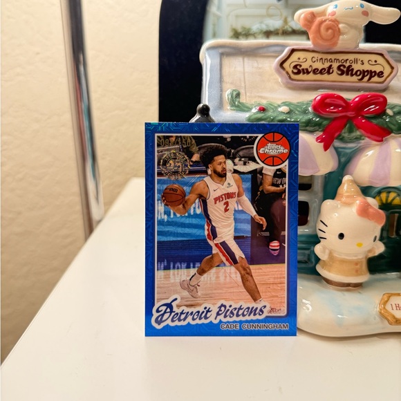 Topps Other - Topps 2025-2026 Cade Cunningham (#/150 SILVER PACK CHROME BLUE MOJO REFRACTOR